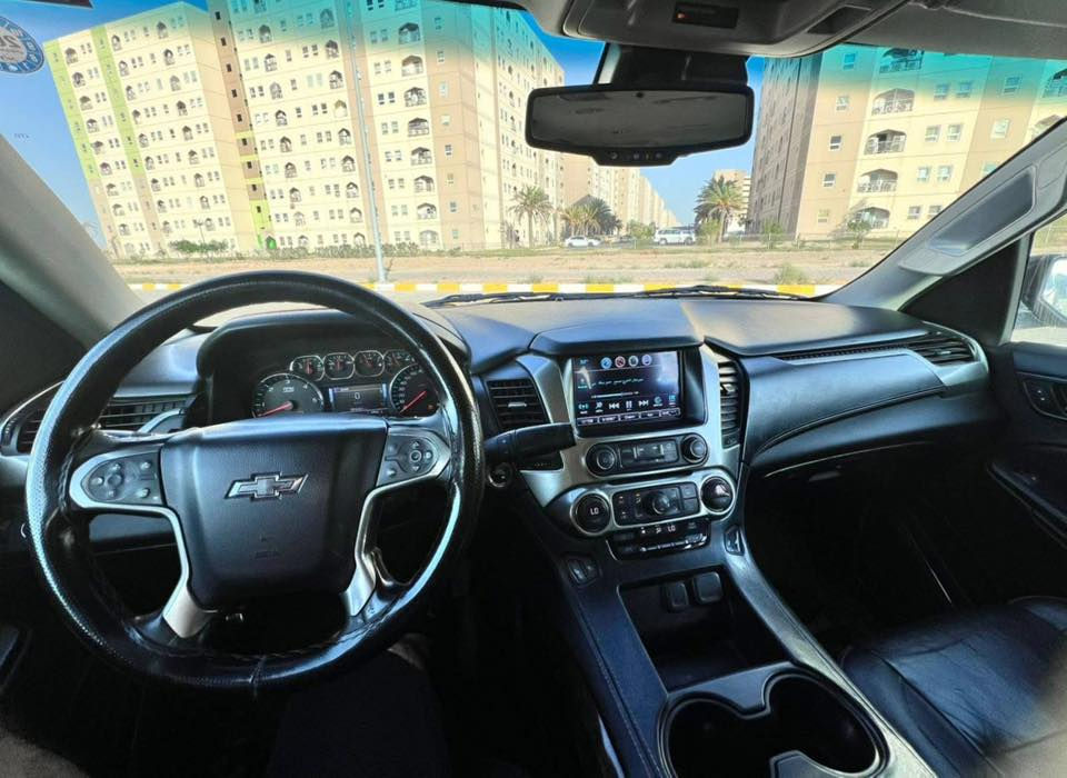 السلام عليكم بيع او مراوس حسب القناعه تاهو 2018 سوبر بأن فول اعلاه فئه بل تاهو ماعدة الفتحه فول مواصفات 6بصمات اردارات كامرات كشنات جلد تدفئه تبريد بل كشن كشنات كهرباء مرايات شفط بيه هواي مواصفات ما مذكورة سيارة اربيل أجرة بيه خط اربيل تايم اربيل و بغداد صورة حادث امريكه بلمنشور وصورة السونار موجودة سيارة بيهه طخات بصيطه علبارد ومصبوغه حزام جماليه مكفوله من كلشي كلشي بيهة شغال ماتصرف عليهه دينار مكاني بغداد السعر 210 وبيها مجال  للتواصل عله الرقم رد***********
