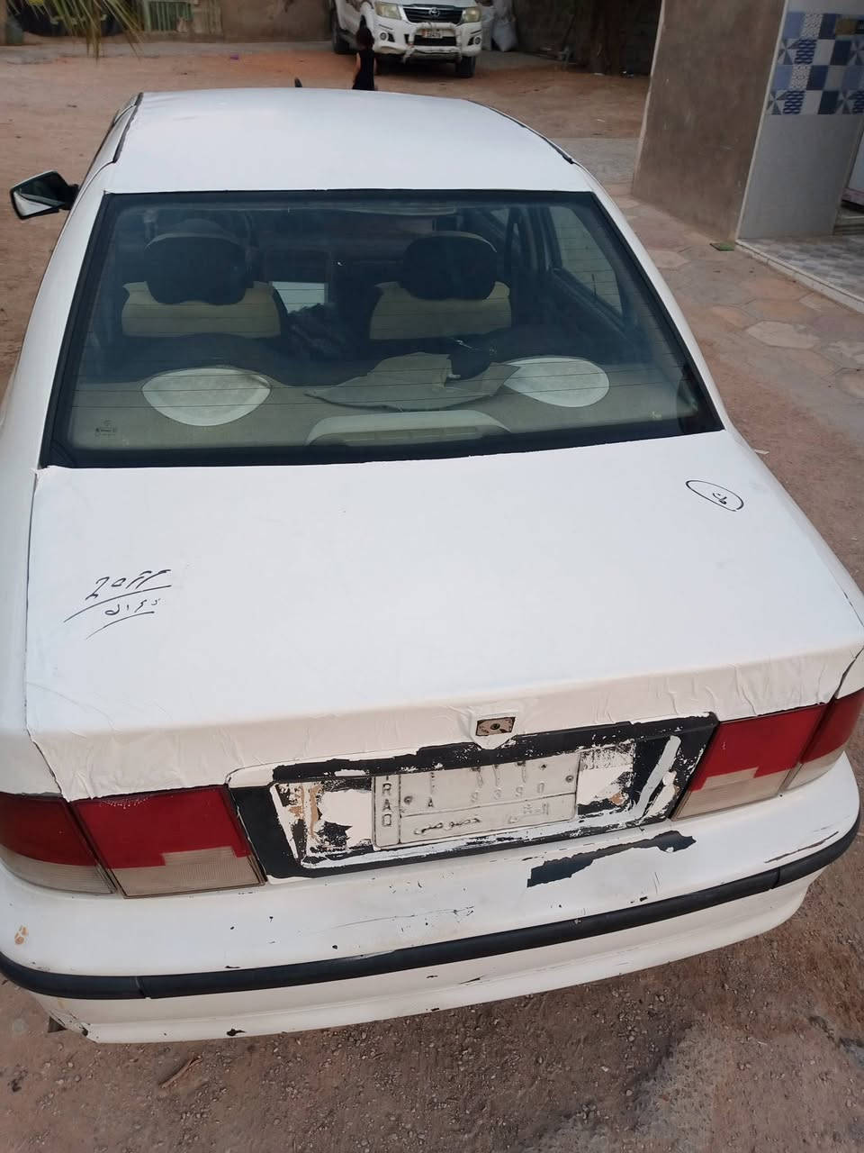 السلام عليكم سمند موديل 10محرك كير مكفولات حداديه جاهزه مداور ثاني يوم راعيه يمي رقم مثنى 20وبيه مجال بسيط للاتصال *********** مكاني نجف
