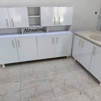 كاونتر MDF • مترين • سنك ومرمر