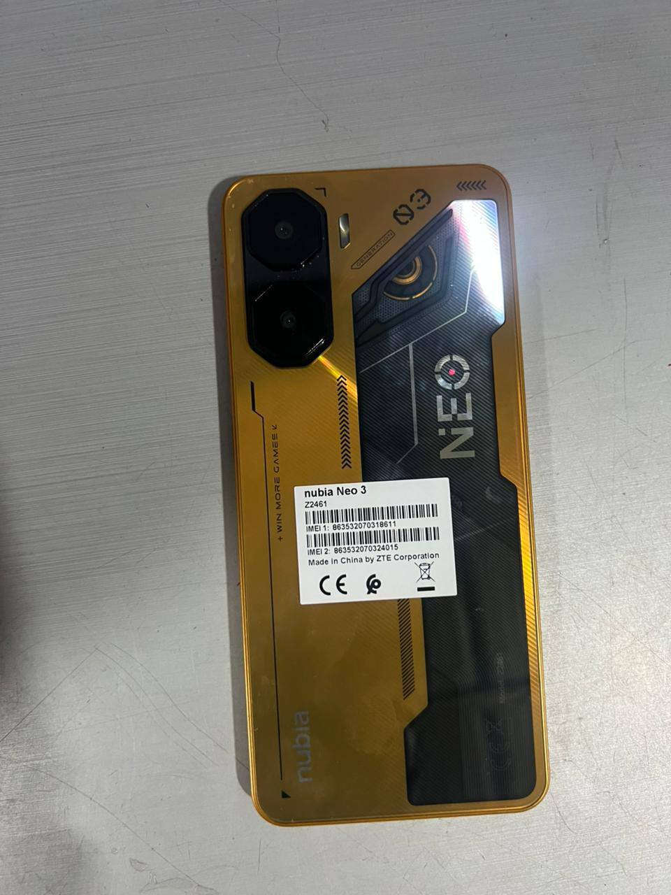 السلام عليكم جهاز جديد استخدام يوم واحد nubia Neo 3
الذاكره  ١٢٨ غ ب 
السعر ٢٠٠ أو بي مجال 
***********
