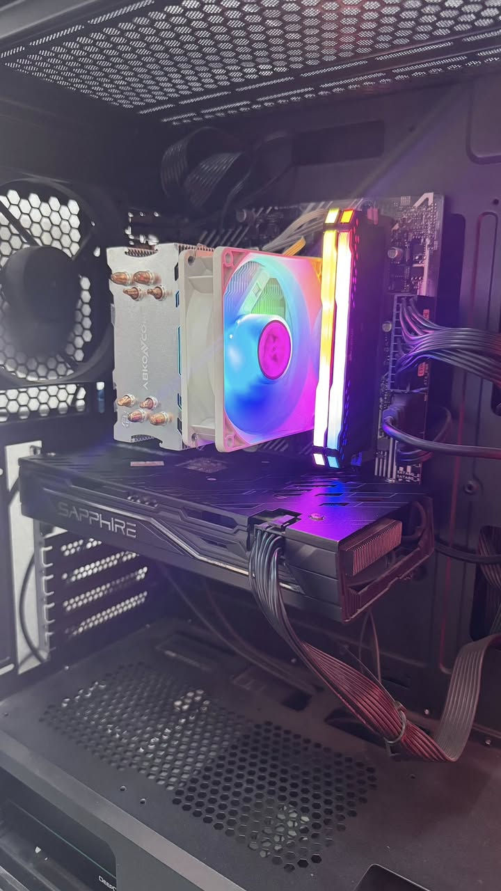 تجميعة لطيفة خفيفة تشغل كلشي باداء متوسط

المعالج i5-10400f
المبرد غازي Core ABKONCORE
كارت الشاشة RX 590 8gb gme
Ram corsair 16x2 32gb 3200 mhz
البورد asus prime h510m-e
Ssd 256gb الذاكرة
البور Deepcool PF650W 80 PLUS
الفانات Fan GamdIAS rgb
الكيس case gamedias
الوندوز 11 اصلي

السعر 725 الف فقط
مكاني بغداد


**إذا كنت صاحب هذا الإعلان وتريد حذفه لأي سبب، رجاءا أرسل رسالة إلى الدعم الفني**