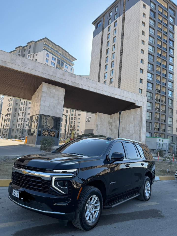 تاهو موديل 2025 خليجي ضمان وكالة المنصور سيارة كفالة عامة من الصبغ والبارد عده شبر بي دي ار أثر شخط 

رقم#بغدادباسمي تحويل ثاني يوم 

ماشية 23 
مغلفه ppf ضمان 10 سنوات

المواصفات 

5كامرات

كامرة دوارة 

لون اسود 

حجم المحرك V8 5.3L

مرتبط بناقل حركة أوتو 10 نمر

رادار + تحديد مسار + مانع تصادم + نقطه عمياء مفتاح التشغيل بصمة

4 باب بصمة

تشغيل عن بعد 

 

حساسات أمامية 

حساسات خلفية 

لايت زينون + LED

بك لايت LED 

دخول بصمة ذكي 

حساسات ضغط الاطارات 

اشارة في المرايا الجانبية 

تعليق لمس

هاند بريك كهرباء 

دشبول شاشة ديجيتال متصل

شاشة جبيرة حجم 17 + Apple Car play 

مثبت السرعة Cruise 

المودات والاوامر الصوتية 

8 مخرج منفذ الطاقة 

3 قطع تبريد

حركة المقاعد الأمامية كهرباء

ثلاجة 

تبريد لمس مناخين منفصلين 

3 قطع تبريد 

أوضاع القيادة Drive Mode 

نظام مانع الانزلاق 

نظام نزول المنحدرات 

نظام تحديد المسار

عنوان السيارة بغداد
***********
