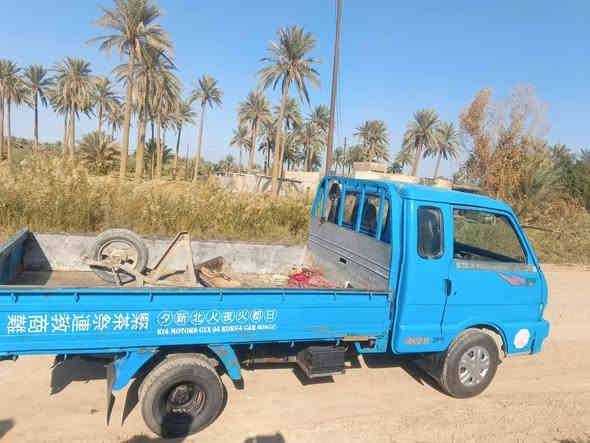 السلام عليكم من رخصت مدير الگروب كيه حمل للبيع جاهزه تخم تاير حداديه صدر مكينه كير شاصي كله جديد 
رقم شاصي ممسوح السياره مكفوله رقم بابل الماني راعيها بل حله السعر 38وبيها مجال ‏‪***********‬‏
