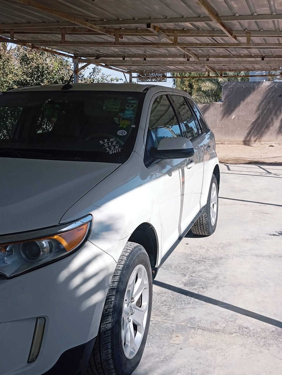 السلام عليكم ورحمة الله وبركاتة سياره فورد ايدج 2012 للبيع بدون حادث فقط مقدمة البنيد موضح بالصور
1.مكينه v6 3600 4x4
2. 5 راكب 
3. تحكمات ستيرن 
4. نظام اقتصادي بانزين عادي 
5.كشن كهربائي 
6. ماشيه 160000 
بعد بيها هواي مواصفات 
السعر 130 وبيها مجال الطيبين 
مكان السياره بابل الحله 
للاستفسار الاتصال على الارقام التاليه 
***********
***********
***********
