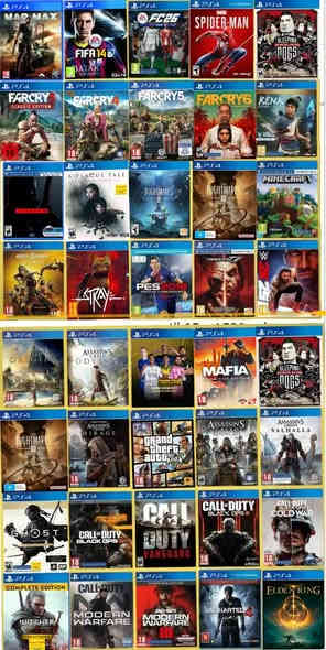 يتوفر تنزيل العاب ps4 معدل 
سعر اللعبة ٣ لاف دينار فقط 
حسب كتلوك الالعاب الموجود 
وغلبها تدعم  (للغة العربية)
ملاحظة ( الالعاب يتم نسخها عن طريق الهارد وليس اقراص)  
العنوان/ صلاح الدين _ مجمع الدور السكني _ سوق الثاني 
مكتب خبير الالعاب   *********** 📱  خط شغال مع واتساب
Kaptain Basit  مكتب خبير الالعاب الالكترونية
