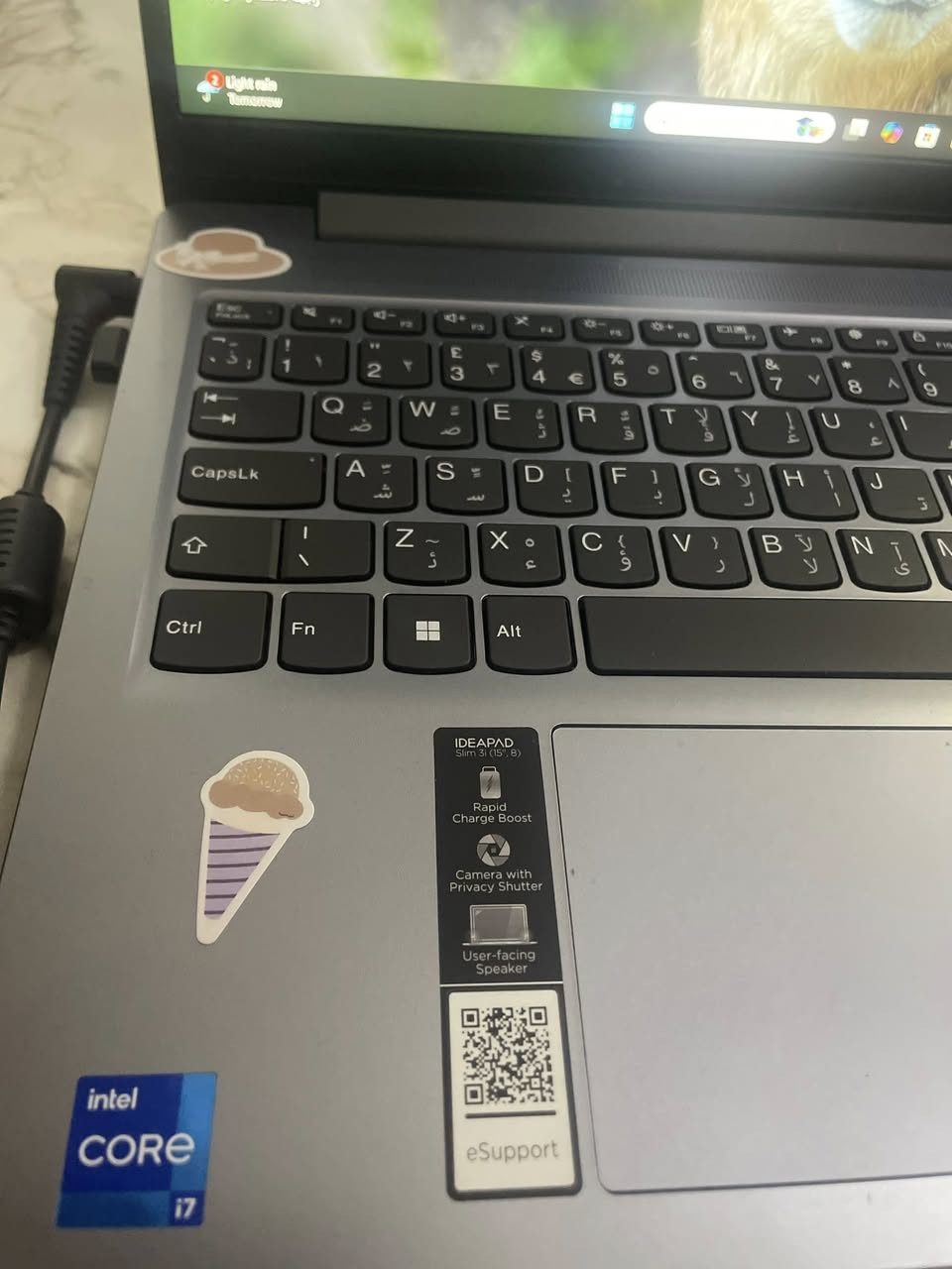 للبيع لابتوب Lenovo قوي جداً ونظيف استعمال شخصي
🔹 المواصفات:
 • معالج: Intel Core i7 جيل 13
 • الرام: 16 GB DDR5
 • التخزين: 512 GB SSD
 • كرت الشاشة: Intel UHD Graphics
 • نظام: Windows 11 Pro أصلي
 • شاشة واضحة وأداء سريع جداً

🔹 مناسب لـ:
الدوام، الأوفيس، المحاسبة، التصفح، برامج الهندسة الخفيفة، والترجمة.

🔹 الحالة:
نظيف جداً، بدون اي شخط ، استعمال شخصي، بدون أي مشاكل.

📍 السعر: (مليون 1,000,000)
📍 الموقع: (بغداد)

للمهتمين المراسلة على الخاص
***********
