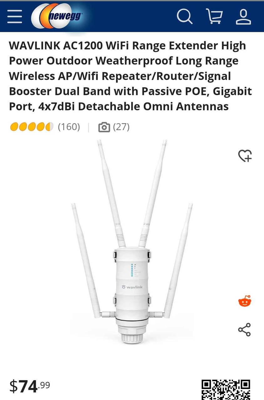 راوتر Wavlink AC1200 للبيع 🔥
إذا تريد نت قوي وسريع بالبيت بدون تقطيع، هذا أفضل حل!
✅ سرعة عالية تدعم 5G + 2.4G
✅ تغطية قوية لكل الغرف
✅ مثالي للألعاب، اليوتيوب، ونتفلكس
✅ نصب سهل خلال دقائق
✅ يدعم Adblock لحجب الإعلانات المزعجة تلقائياً
✅ مقاوم للعوامل الجوية (Outdoor) ضد المطر والغبار والحرارة دهوك, العراق


**إذا كنت صاحب هذا الإعلان وتريد حذفه لأي سبب، رجاءا أرسل رسالة إلى الدعم الفني**