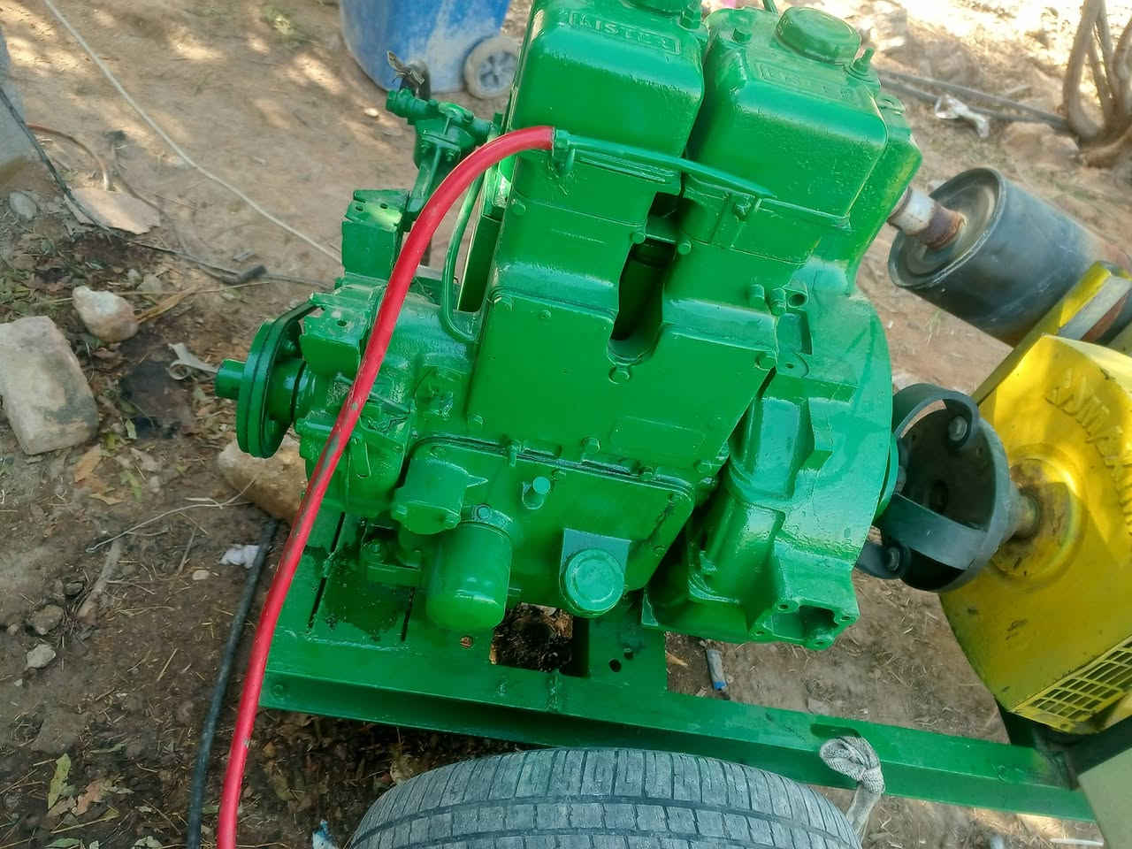 سلام عليكم مولد لستر انكليزي ٢ بستم نضافة
٩٥ بالميه جديدة كلش شرط الشغل ١٢:٥ كيفي
٤٥  أمبير محرك جديد مشتغل ٢٠ ساعه فقط
العنوان كربلاء الزبيله ***********
وللمعلومات للكاز لتر بساعه
