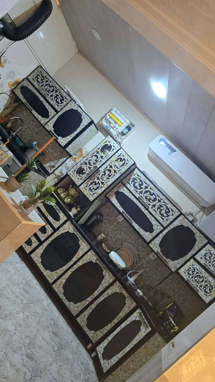 كاونتر تسكام الاصلي مرمر مع السنك للبيع ***********

