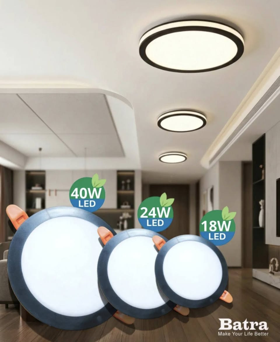 نقدم لكم LED PANEL LIGHT من شركة Batra
إضاءة أنيقة وعملية تضيف لمسة فخامة لأي منزل أو مكتب.
💡 المميزات :
✔️ تقنية 3CCT لتغيير لون الإضاءة (أبيض / طبيعي / دافئ)
✔️ إضاءة قوية مع توفير في استهلاك الكهرباء
✔️ تصميم حديث يناسب جميع الديكورات
✔️ عمر تشغيلي طويل وجودة عالية
📏 متوفر بعدة قدرات :
🔹 18 واط
🔹 24 واط
🔹 40 واط
📍 متوفر الآن في :
معرض علي عبد المحسن للإنارة وتجارة المواد الكهربائية

موقعنا : ميسان ـ العمارة ـ حي الفاطمية ـ قرب تقاطع حي النداء وكيل شركة بترى 🛡️ 

0774 078 4110 

تتوفر خدمة توصيل لكافة أنحاء العراق
