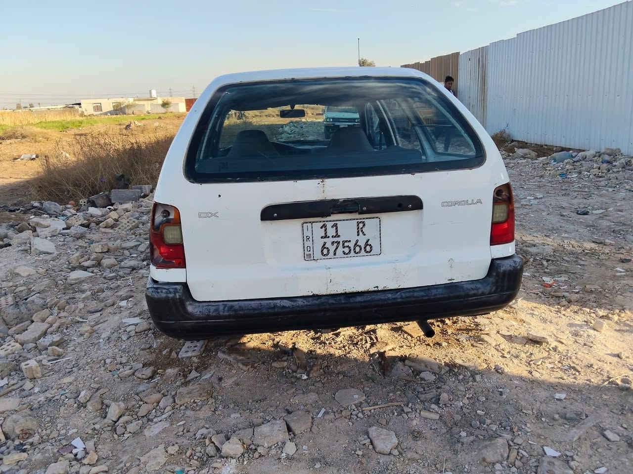 يالله الحلال للبيع
كرولا ستيشن موديل 1996
رقم الإنكليزي جديد مصفرة غرامات سنوية لسنة31
مكينة 1.4L مكفولة كير ومكينة طخم تاير جديد 
السعر 38 ورقة
الرقم:***********
