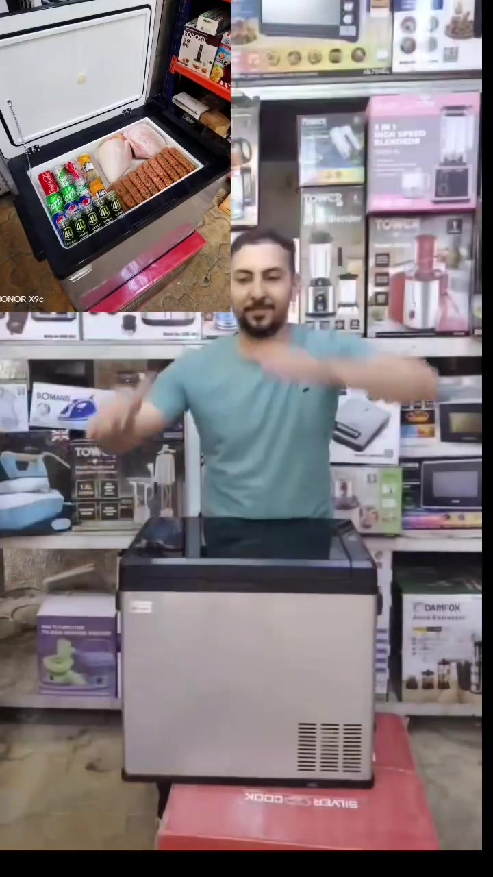 للحجز***********
سلام عليكم أصدقائي.. تتوفر عدنه مجمده وثلاجة

#مجمدة_سيارة #ثلاجة_سیارة بنفس الوقت حجم 50 لتر تتحکم بیها بالشاشة ثلاجة او مجمده
تشتغل علی جوزة الجداحة 12افولت و24 فولت
 تشتغل على الكهرباء المباشرة ايضاً
  درجه اولی ونمبر 1 وبيها ضمان سنه کامله من الشركه السعر راح يکون.. (240) الف التوصيل 5الف لجميع مناطق العراق
