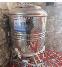 خزان سل استيل 250 لتر العدد ٥٠ واحد للبيع الواحد ب٧٥ وبي مجال خزانات ن...