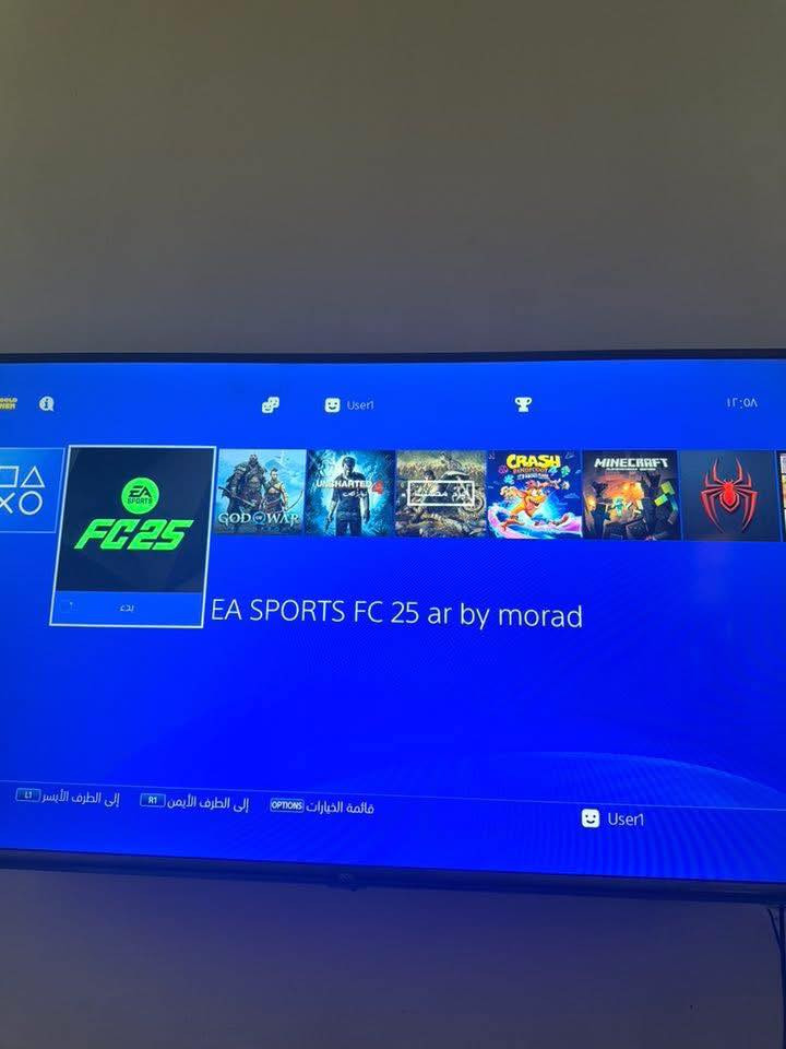 سلام عليكم مرخصت صاحب الاكروب بلي 4 سلم مهكر لوك استيكر نضافه فول نضام 11/00 ويا جوستكات عدد 2 والعاب عدد 8 العاب  منزل بي وقابل لتنزيل العاب بعد نص تيره 500 كيكا  غراضه كامله السعر 300 قفله مكاني كربلاء *********** الرقم الثاني *********** بيهن وات ساب
