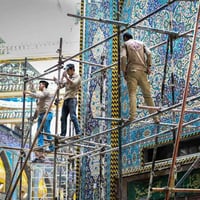 كربلاء المقدسة • تنصيب سكلات • العتبات المقدسة