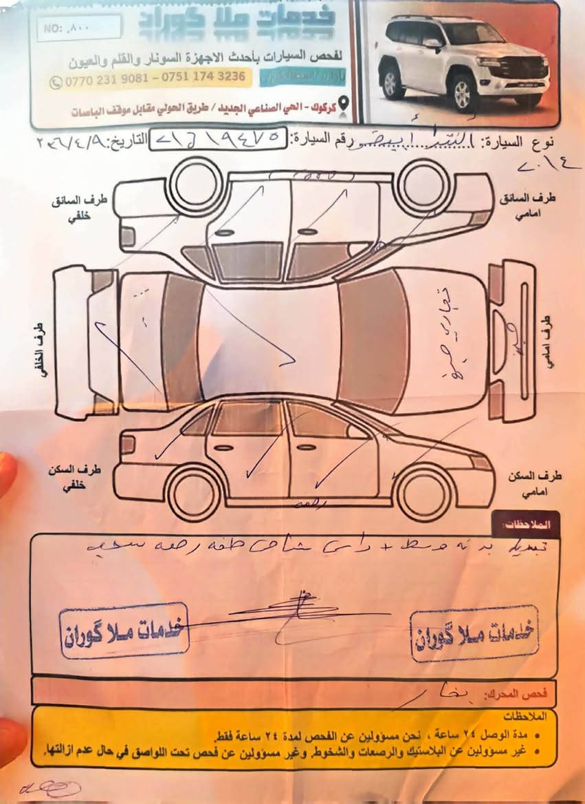 هۆندای النترا ٢٠١٤ سپی فول مواسەفات سلایت بسمە کوشن هیتەر و جڵد  سەنەوی تا ٢٠٣٠ نوێ بێ مەسرف گێڕ و مەکینە مەزبووت بس بۆنیت سبوغ ساردو کارتی نیە تاخم پێشی تازە  کراوەتەو یەک فلس مەسروفی تێدانیە و ناویشی گاعی جڵد کراوە ١٦٣هەزار کیلۆمەتر ڕۆشتوە لۆک لۆکە  سعری 124مجالێکی کە م***********کۆرەک =ئاسیا*********** كركوك, العراق
