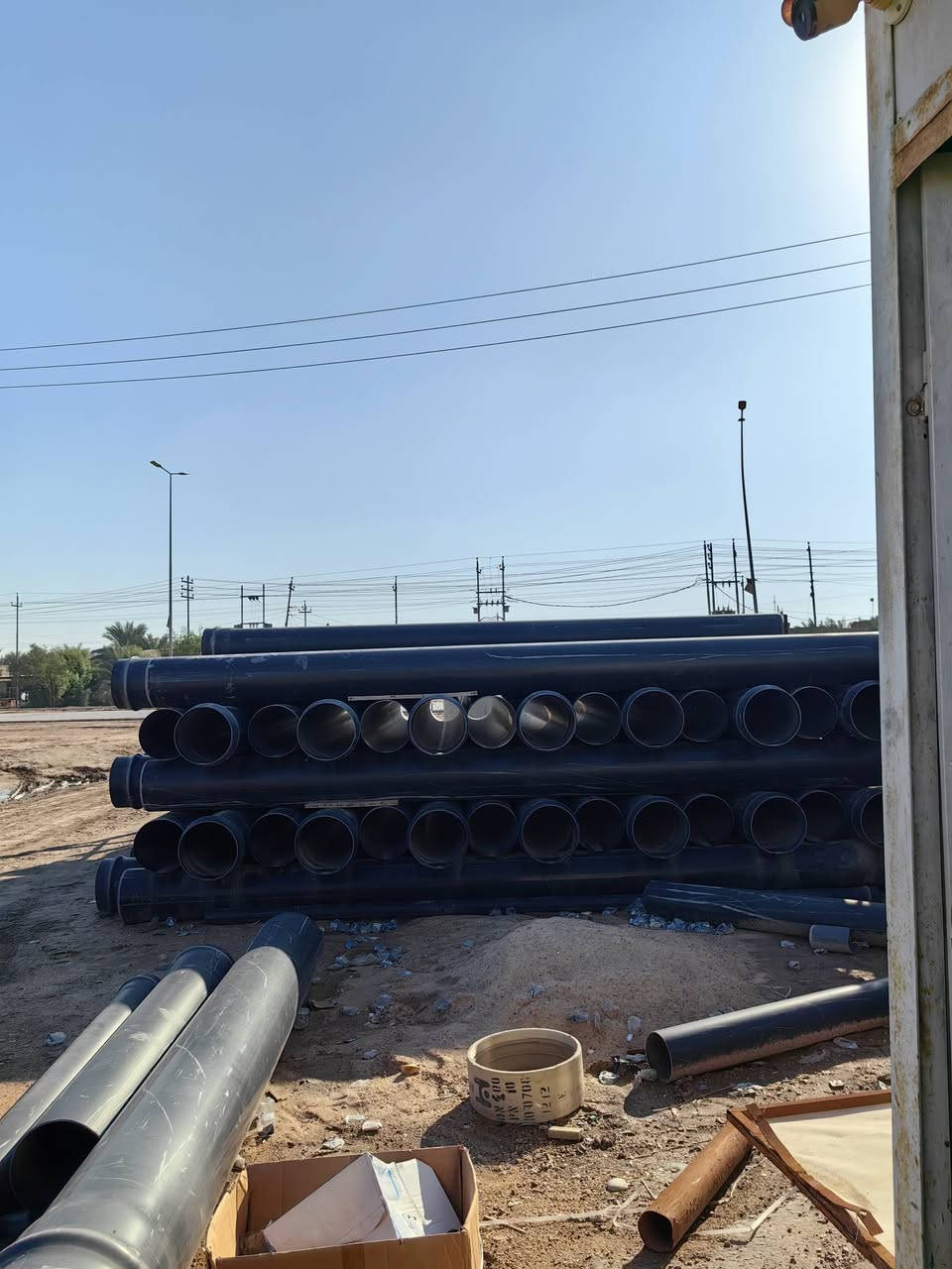 انابيب بلاستك وجي ار بي مختلف القياسات 
***********
