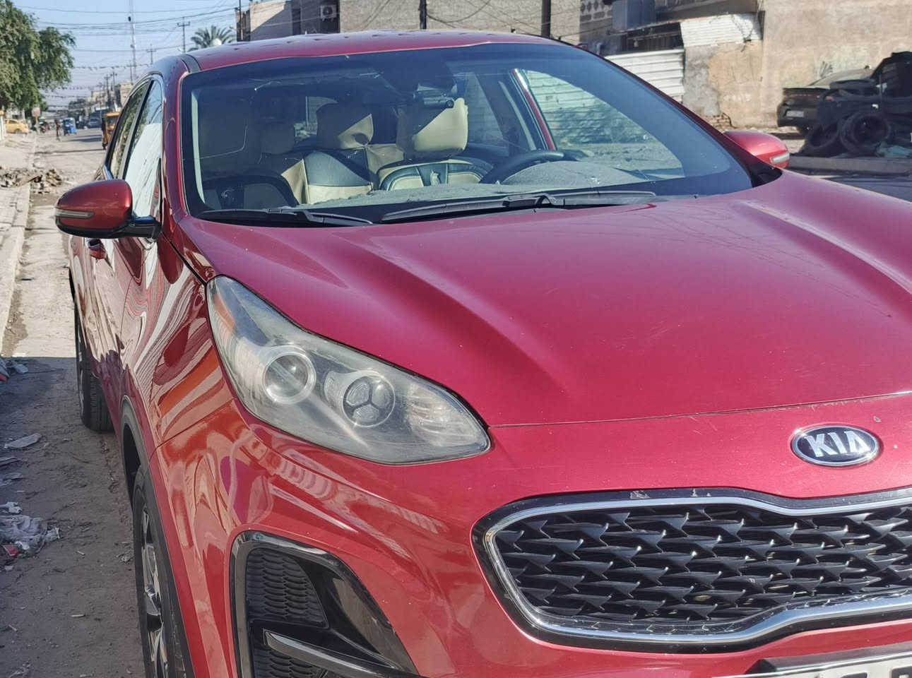 ‏سبورتج 2020 امريكي  اللون ماروني ماشية 122 الف محرك 2.4 جي دي اي 
‏تحكم ستيرن نقطة عمياء  كشن السائق كهرباء درايف مود كشنات مخمل جميع الايرباكات سليمة صور الحادث بلمنشور  باسمي السيارة تحويل مباشر طخت عدي من الامام بهوك سيارة طخة بسيطة وصور الطخة مرفقة بلمنشور مكاني بغداد حسينية  السعر 146 للاستفسار    ***********
