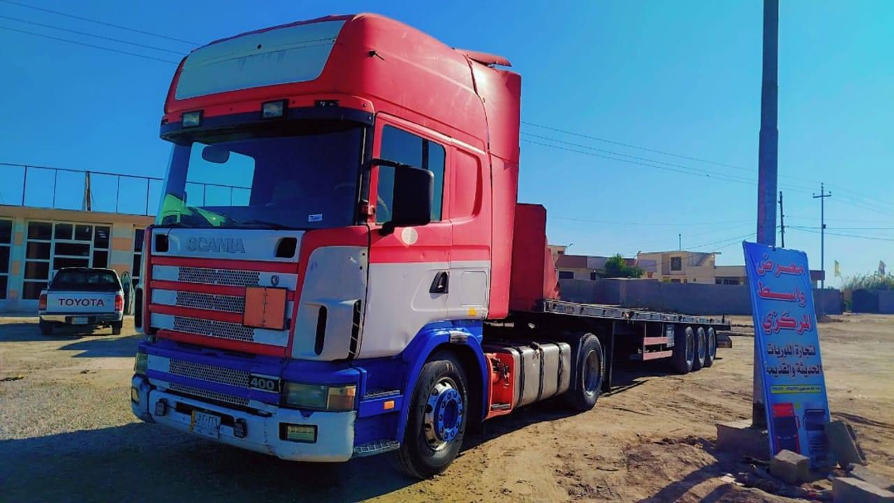 السلام عليكم للبيع سكانيا موديل ٢٠٠٣ انجكترخطين رقم بغداد ٣ لوحات تخم تاير سياره كفاله عامه راس وعربانه المكان واسط قضاء الصويره الاستفسار ***********.   ***********
