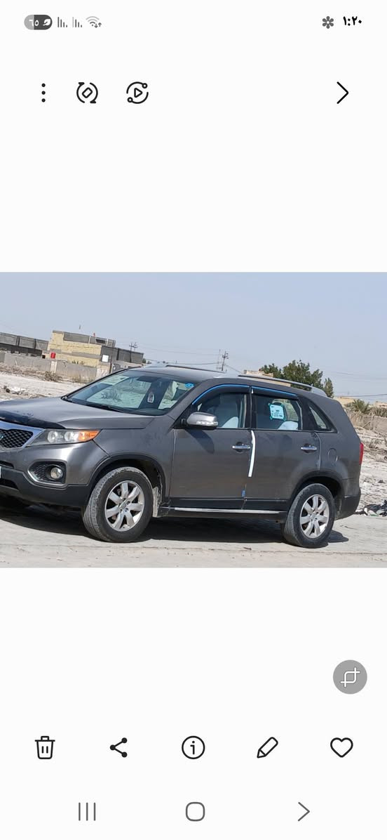 سورنتو موديل 12رقم بغداد محرك 6دوش بلاد مكانها السماوه السعر 120    ...***********
