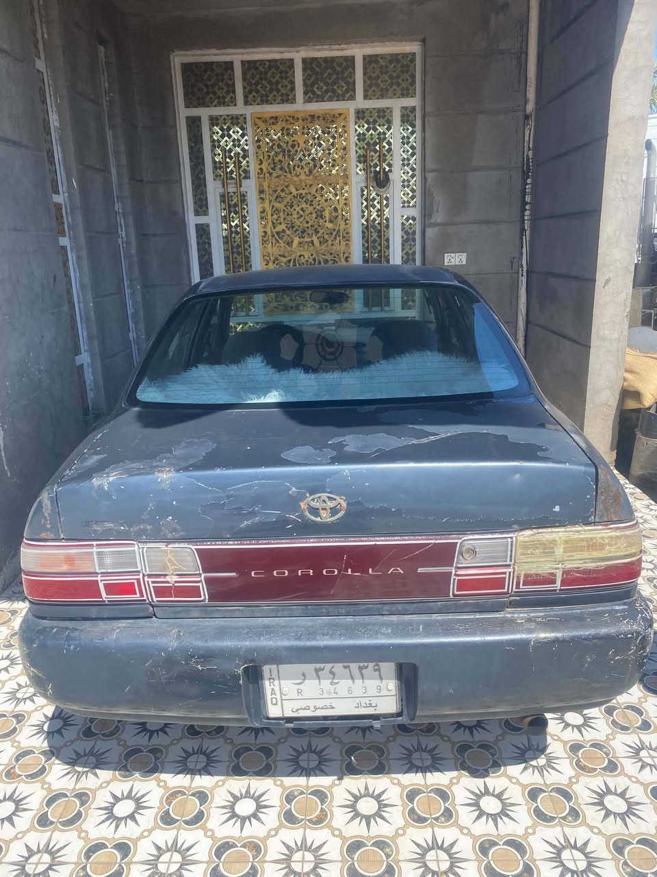 السلام عليكم للبيع كورولا موديل 94 نضافته مثل ماموضح بل الصور كير محرك خير من الله رقم بغداد باسمي تحويل مباشر للاستفسار ***********

