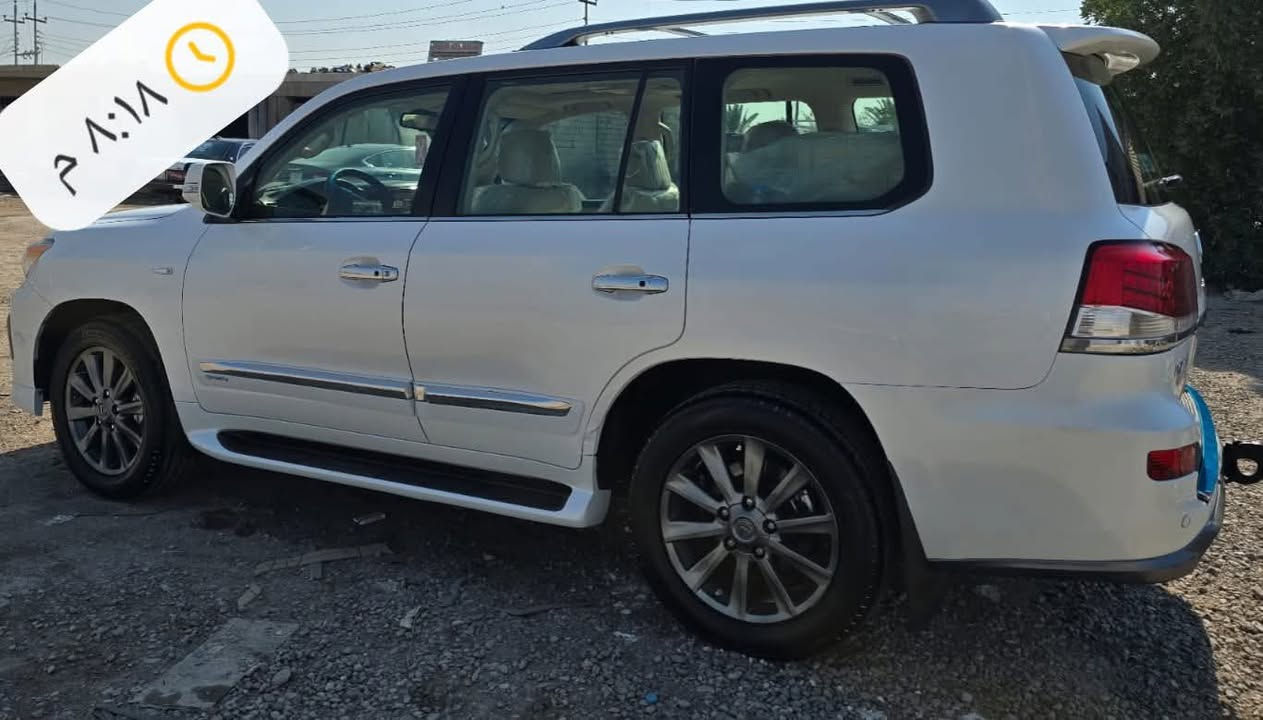 مكفول 2011 لكزز Lx_570 جديد والسونار موجود وترايها وين متريد وافحص براحتك سياره جاهزه مالت جناي
سيرفس كامل كير محرك كفاله خدمات كلها بالشركه زيت محرك او هيدروليك كير تبديل كله وكاله 
جكات _حداده _سيرفس كامل _ميزانيه وبلنص كامله _تخم تاير (دنلوب ياباني اصلي) _حتى السبير الاطار جديد_ دوشمه جديده تفصال نوعيه اصليه جلد_ تدفئه تبريد كله شغال_ كشنات كهربائيه تدفئه تبريد _جكات _منظومة زنون كامله _تبديل كل الجوينات حسب الادامه بنوعيه اصليه وكاله وتنظيف  منظومة الماء وتشيش الراديتر ومنظومة الماء تنظيف وتبديل الماء بنوعيه جديده ممتازه_تبديل قايش المكينه حسب الادامه بنوعيه وكاله ياباني اصلي وكذلك الضاغطه_بطاريه جديده صار 5 اشهر من بدلتها _ تنظيف منظومة الوقود بدئاً من تانكي البنزين والفلاتر والفيت بم _والبخاخ _والچويتر حسب الادامه .... *السعر405$* 
الاتصال:  ‏***********
مكان السياره_بصره
