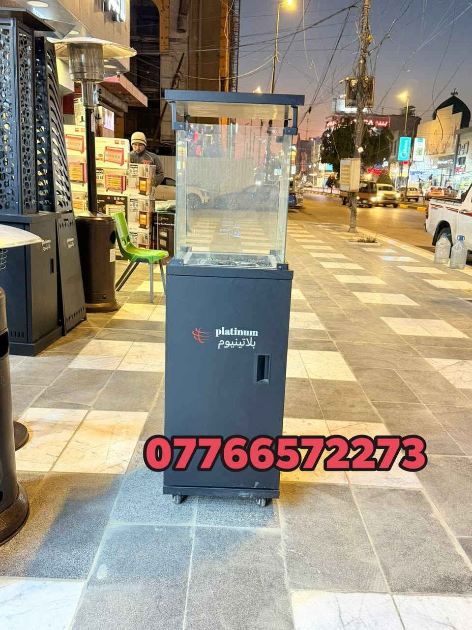 مفاجأة💥: عروض رأس السنة 🔥الكرسمس🔥
مدفأة غازية بلاتينيوم  🔥
( كوفي شوب -المتنزهات - الاسواق - المطاعم - مواكب )
ماركة بلاتينيوم عن وصول صوبات غازيه  وبكافة الأحجام 
مدفأة غاز 

💯 🔴 متوفرة الان بكميات لاصحاب الجملة 
ضمان حقيقي لمدة 12شهر ( سنة كاملة ) 💯
متوفر توصيل 🚚 ( لكافة المحافظات ) 
لمزيد من الاستفسار يرجى مراسلتنا او التواصل على 
 👇🏻. 
( متوفر واتساب او هاتف
(  *********** )
