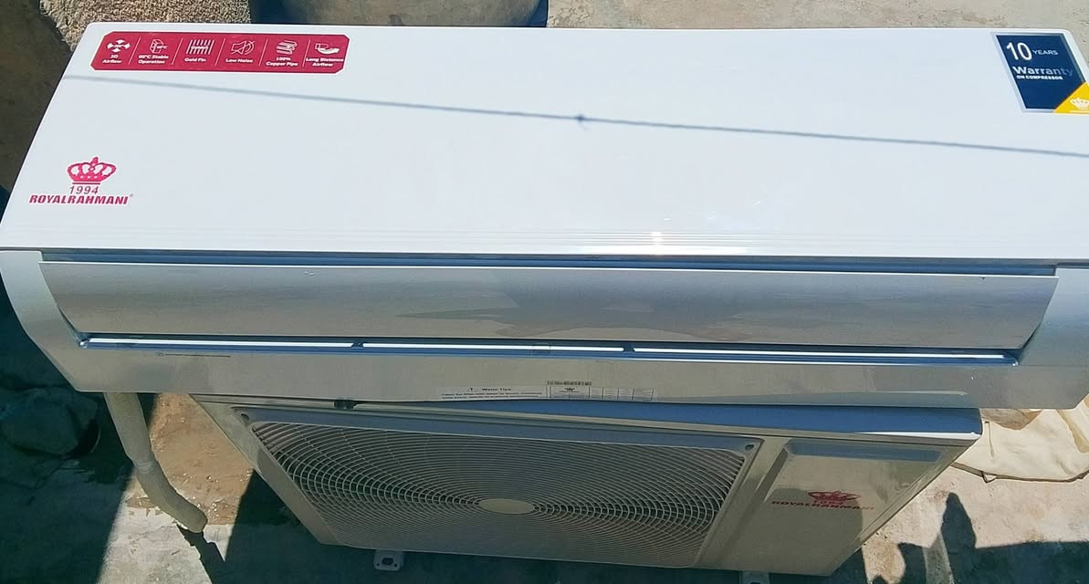 السلام عليكم سبلت رويال الرحماني 2طن جهاز مستخدم 3اشهر  جهاز جديد بعده بضمان مال شركه جهاز كامل ***********
