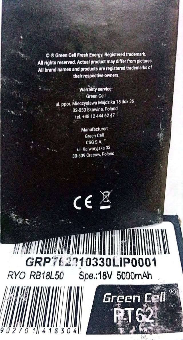 زوج بطاريات ريوبي باله اوربي جديد بولندي البيع فحم سعرهن 20 توصيل 5 الشراي عالخاص سعر نهائي


**إذا كنت صاحب هذا الإعلان وتريد حذفه لأي سبب، رجاءا أرسل رسالة إلى الدعم الفني**