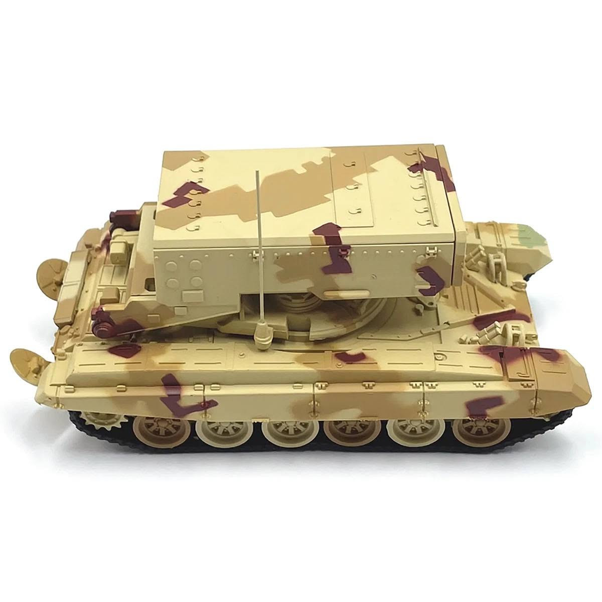 للبيع مجسم لمنصة إطلاق الصواريخ الروسية TOS-1 بمقياس 1:72. 
يتميز النموذج بطلاء تمويه صحراوي دقيق وتفاصيل واقعية تحاكي المركبة الحقيقية.

عادة ما يكون النموذج مصنوعًا من خليط من المعدن والبلاستيك (Diecast/ABS).

يمكن تدوير منصة الصواريخ، وغالبًا ما تأتي مع قاعدة للعرض


**إذا كنت صاحب هذا الإعلان وتريد حذفه لأي سبب، رجاءا أرسل رسالة إلى الدعم الفني**