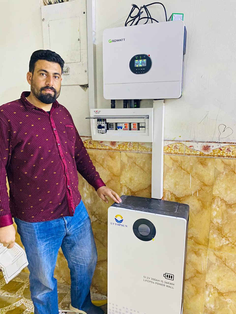 #مستمرين_بالعمل_في_قرية_المسحك تم تنصيب منظومة ليثيوم 16 امبير نهاري مع 15 ليلي لأحد زبائننا في المسحك 

#بطارية ليثيوم حجم 15.3 كيلو واط #بضمان 5سنه
#انفيرتر كرواط حجم 6 كيلو واط  #ضمان سنه
#الواح حجم 625 واط عدد 8 #بضمان 10سنه

ادخل للصفحة شوف العروض شركة الرجا للطاقة الشمسية
تشدلك منظومتك بالنقد والاقساط من خلال المنصه
#لا_كفيل_ولا_مقدمة_تدفع_من_الماستر_18_شهر
#واذا_تنطي_مقدمه_ينزل_السعر
العنوان محافظة صلاح الدين - بيجي -المسحك
للحجز والاستفسار الاتصال على الأرقام التالية:
*********** صلاح
*********** صلاح
*********** محمد
*********** محمد
