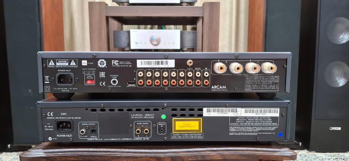 ARCAM  amp & cd
امبلي فاير و سي دي 
صناعة في مستوة جيد
جودة صوت عاليه الدقه
Made in england
***********
