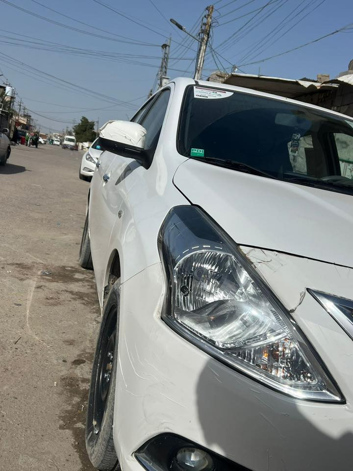نيسان صني موديل 2024 كفاله السيارة عدا الضربه موضحة بالصوره ***********
