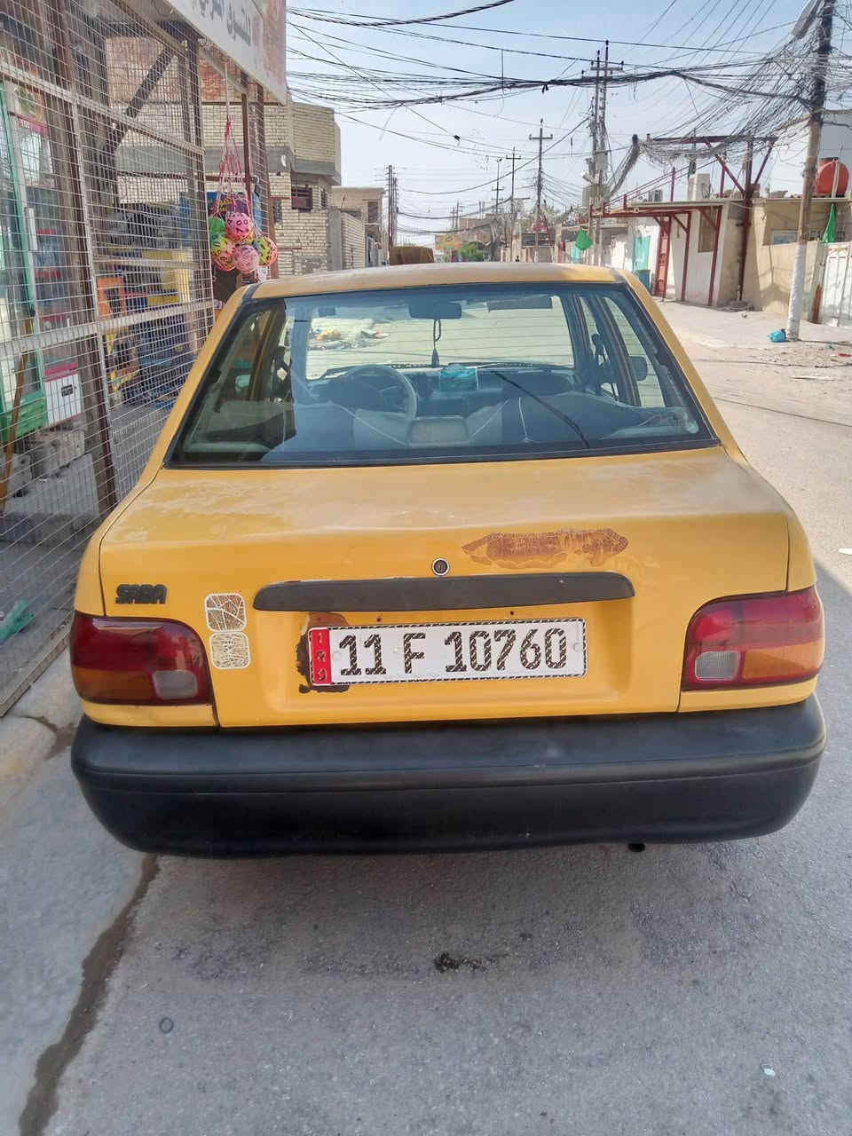 السلام عليكم 
سايبه 11 للبيع 
مثل ما واضحه بصور وبعد أحلا 
كير مكينه كفاله 
تخم تاير جديد 
كهربائيات كلها شغاله 
السياره كبل للشارع 
مشروع وطني راعيها موجود ثاني يوم تحول 

الملاحظات ؟؟
نقص تبريد 
شواصي واحد فقط معمر 
الثاني مابي شي 
خياسات بيها بل جنطه تجي وشوف بعينك وتقتنع 

السعر 24 وبيها مجال بسبط 
مكاني كربلاء حي العامل 
***********
