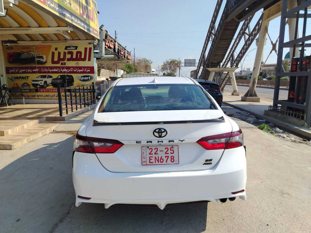 السلام عليكم وحياكم مكتب المدين وياك 👋
كامري ٢٠٢٤ 🇺🇸
كاتي تترقم إقليم دخول جديد 🚦
ماشيه ١٨ الف ميل 🆕
مواصفات نص فول se رادارات امامي وخلفي ويل كب هندبريك بصمه فور ويل🧿
ضررها جاملغ خلفي وقبق صندوق شوي بلحوض 🛠️
السعر ٢٠٥ وبيها مجال 💸

قفل ماكو بالتلفون تعال شوف واقتنع.
🔴 اوقات العمل  من الساعه العاشرة صباحا الى الساعه العاشرة مساءا 
  
🔴 غير متواجد على الفيس والماسنجر 

العنوان :- مكتب المدين لبيع وشراء السيارات الموصل موصل الجديدة شارع بغداد مقابل جامع الاغوات قرب مجسر المشاة 
 
الاتصال ع الارقام 
***********
***********
