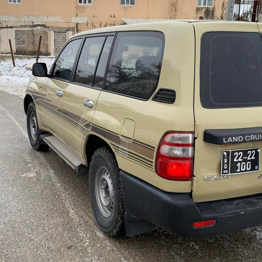 تۆیۆتا لاندکڕۆز مۆنیکا 2004 بێ ڕەقەم -ادوات- خاکی 
شورتەیی ڕەنگ گۆڕاو
دەبڵ ئەکسل بە شەرت
تەبرید سارد و گەرم مەزبوت 
کارەباییات بێ عەیب

سـعـر : لە کۆمێنت داوابکە ڕاستەوخۆ بۆت دێت 📥 

گێڕ و مەکینە و ئەکسلبەشەرت 
هیچ کێشەیەکی تێدا نییە 

ژمارەی خاوەنەکەی 
***********
***********
