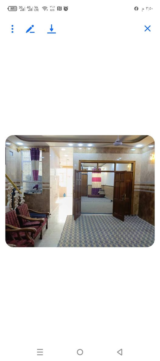 الدار البيع حي وفا شارع ١٥ مساحة ١٢٠ متر مروس حسب القناعه رقم الهاتف ***********
