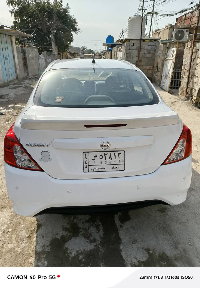 سلام عليكم اخوان نيسان صني مصري موديل 23 رقم بغداد السيارة بسمي السيارة مصورهة فديو واظح وبيهة باب مبدل من شركة من مستلميهة زيرو هية اجتي هيج ماشية ١٠٦ مكان الكاظمية جكوك السعر 115  رقم الهاتف ***********
