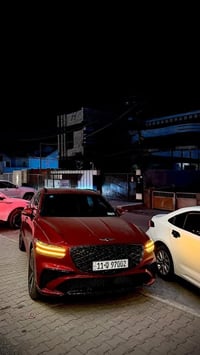 جينيسيس GV70 (Genesis GV70) الموديل: 2022 / 2023  اللون: أحمر ماروني (...