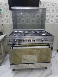 طباخ فريش مصري ستيل اخو الجديد حجم كبير ٩٠ ×٦٠ شغال والفرن شغال (الفرن...