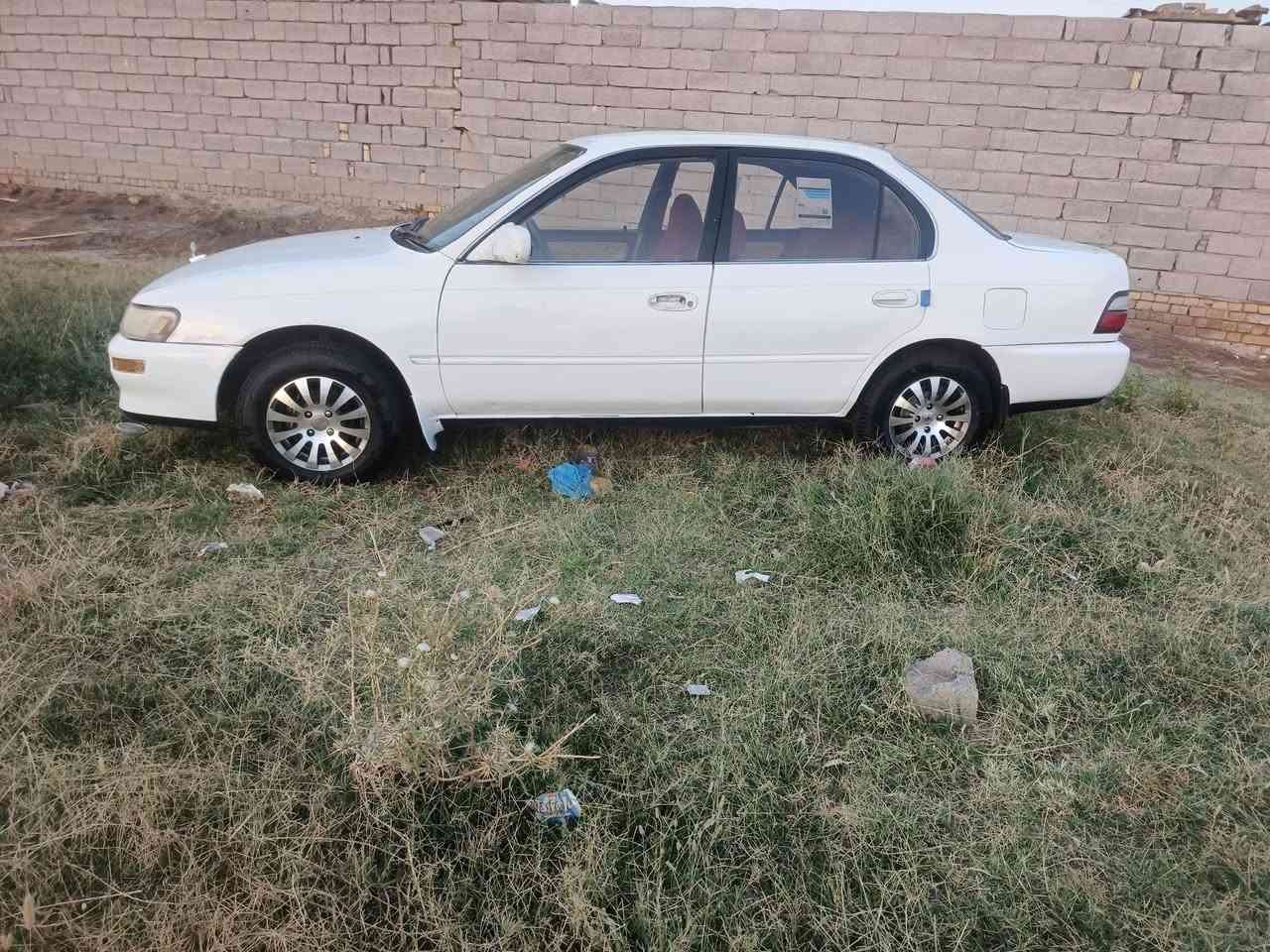 البيع كورلا موديل 1995محرك وكير حاويه
سياره كفاله عامه من ضربه وصبغ وتبديل 
مكان ناصريه سعر 50 شراي يتصل ***********
