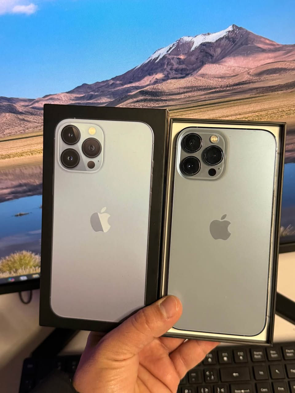 iphone 13 Pro max 
430$
بێ شوخت و زۆڕ پاك پاكەتی خۆی لەگەڵە
لەهەموو بازاڕ بەو نرخە گلەی بكە 
نەكراوە و بێكشە

*********** السليمانية, العراق
