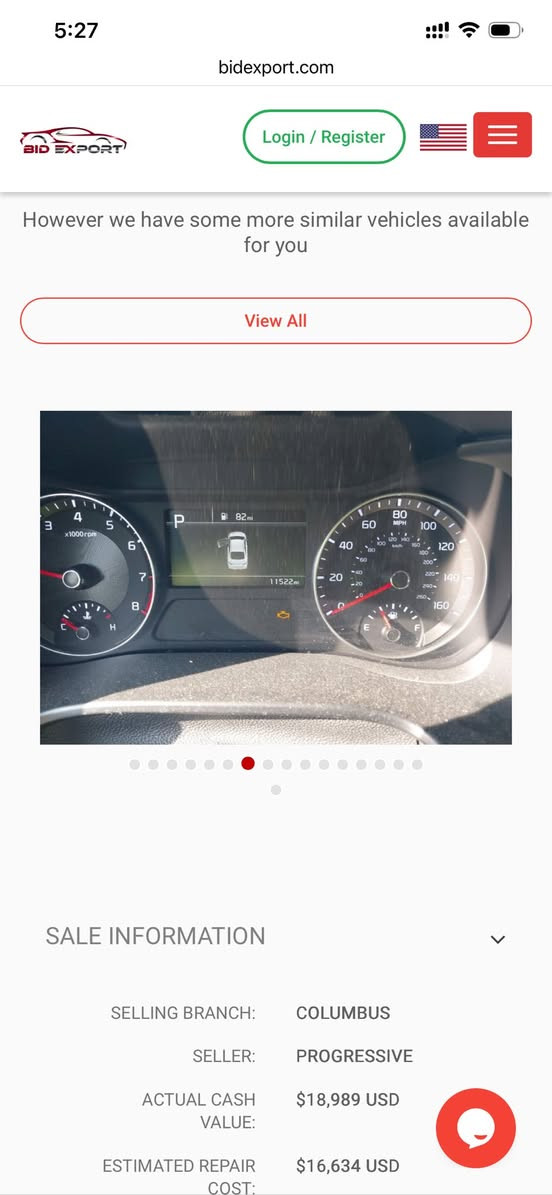 KIA forte
2024
مواصفات LXS
السيارة كاتي تترقم دهوك مع امكانية تحويل المنفسيت ( على المشتري )
ماشية 19 الف كيلومتر 
حادثها :- بدون حادث فقط سرقة  قطعتين بخ لان تبدلو ما لكيت نفس ال لون 
السيارة جديدة كلش 
السعر 154$ مجال جداً بسيط


**إذا كنت صاحب هذا الإعلان وتريد حذفه لأي سبب، رجاءا أرسل رسالة إلى الدعم الفني**