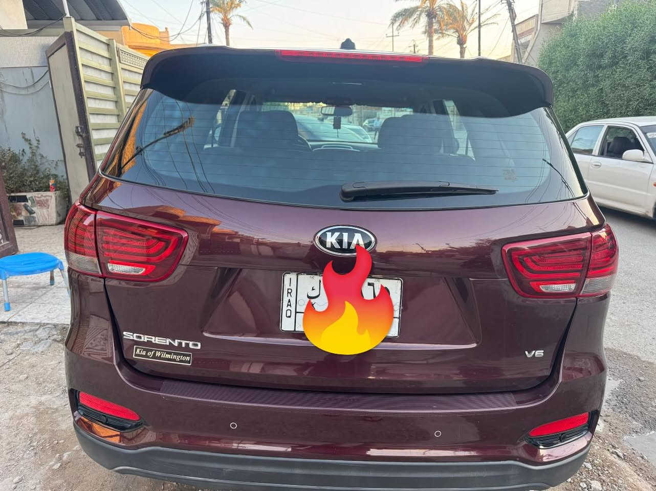 السلام عليكم 
كيا سورنتو
٦ سلندر 
فور ويل 
رادر
بصمه
٣ تبريد
حادثها سرقه
كشنات تدفه
مكان بغداد
رقم ***********
