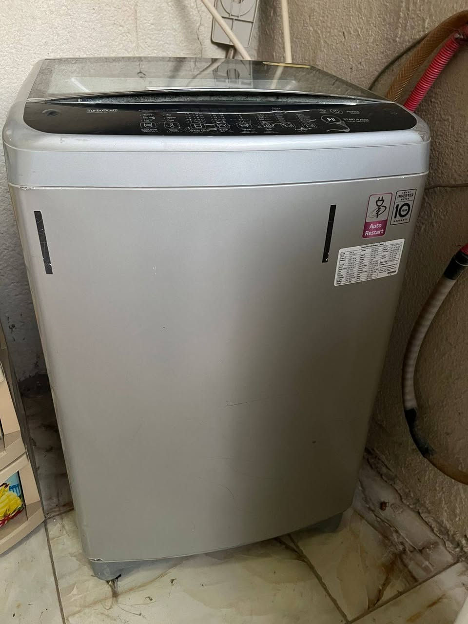 السلام عليكم للبيع غساله اوتوماتيك نوع LG الأصلي استيراد تايلاندي جديده شرط الشغل غسل شطف تجفيف ظمانه بعده ما مخلص للإستفسار الاتصال على الرقم ***********  السعر 275
