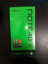 Infinix NOTE40 Pro 2G 256GB 100W+  تلفون هوة وجميع ملحقاته تلفون جديد ...