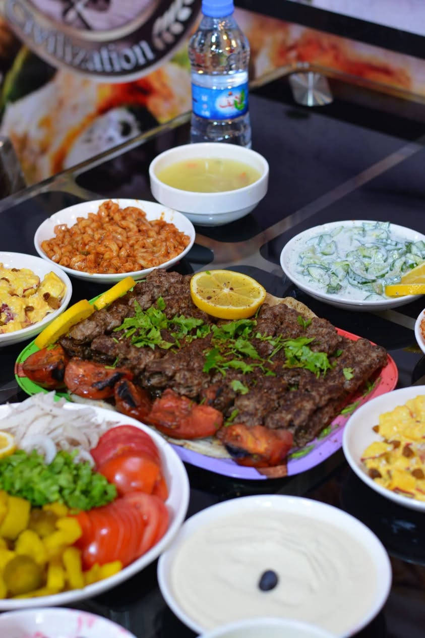 #كباب_حجي_محمد
يعلن عن تواجد كافة انواع المشويات 
 _كباب لحم_ كباب دجاج 🐔 _ تكه لحم _ تكه دجاج على تمن مندي🐔 _اجنحه على تمن مندي _معلاك_ جلاوي _
 قلب🫀 _ طرف 
#يوجد_توصيل_كافة أنحاء الشرقاط
#الشرقاط_الجميله_مقابل_قاعة_ابوالتاج
***********
*********** 
#ملاحظة مفتحين من الساعه 11 صباحا إلى الساعة 12 ليلا
