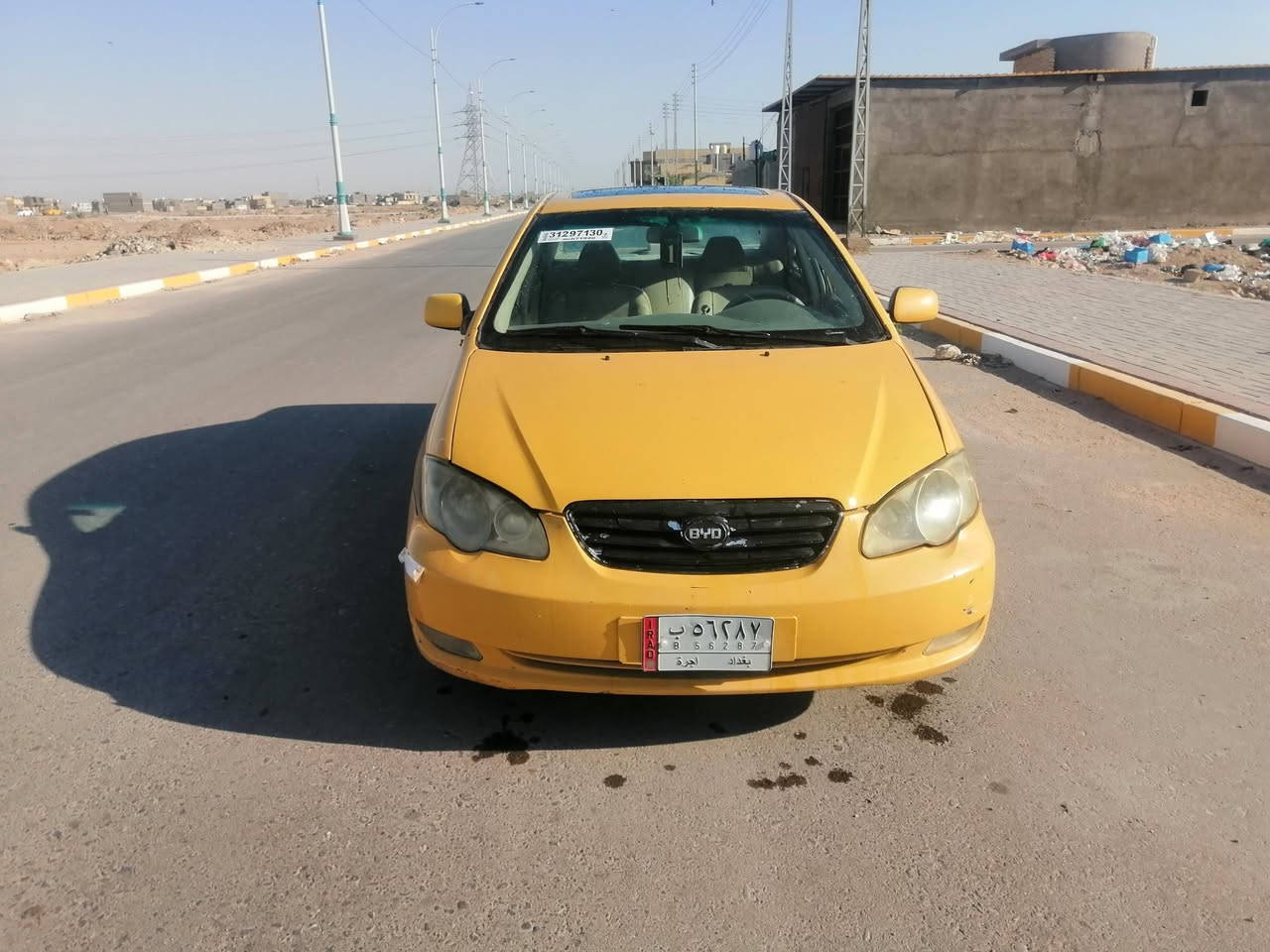 بي واي دي اف ثري صفره رقم بغداد جاهزه
مكينه وكير وتبريد وحداديه وتخم تاير جدد ضربته ربع باب الركاب ومصلح رقم بغداد مداور نفس اليوم
السعر ٤٠ وبيه مجال المكان السماوه   ***********
