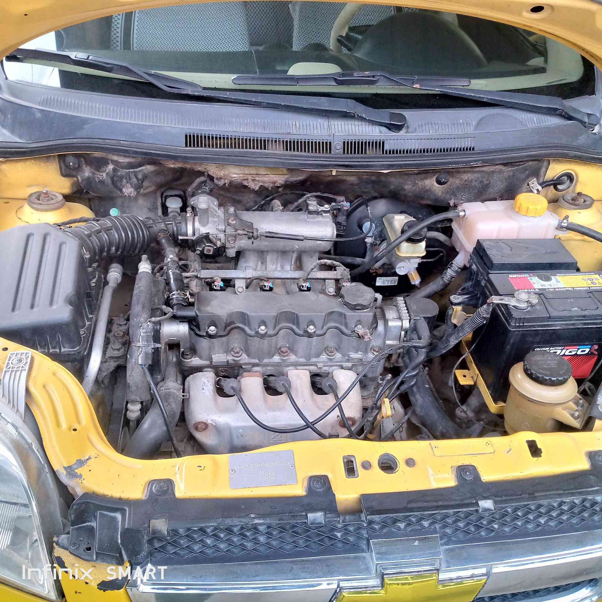 سلام عليكم افيو للبيع موديل ١١ رقم بابل سنويه ٢٧ مصفره هيه سياره جاهزه مكينه مفتوح تبريد حداديه تخم تاير مال جناي السياره شركه العامه خير من الله سعر٥٨ وبيها مجال بسيط  مكان سياره سده الهنديه ***********
