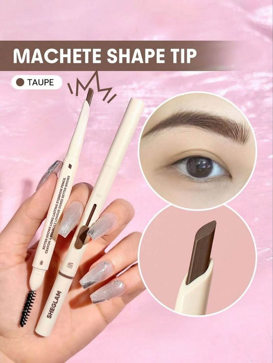 ⁨قلم حاجب شيكلام 🍫 🆕 SHEGLAM 
منتج سهل الأستخدام مميز جدًا بالرسم يرسـم الحاجب بلون بني 🤎✨ مع فرشاة صغيرة لتوزيع اللون ودمجـة 💫
ويملي فراغـات الحاجب بصورة طبيعية 
 • ثابت جدًا ضد الماء يدوم لفترة طويلة
• مستخلص مواد طبيعية لا تأثر على الحاجب
• أستغني عن جميع المنتجات من خلال منتج واحد🔴 
. توجد توصيل لجميع المحافظات العراق 🇮🇶🚚🚕للحجز والاستفسار يرجى التواصل عبر الخاص 📩💌توجد لدينا عروض خاصة وخصومات وهدايا 🎁😍


**إذا كنت صاحب هذا الإعلان وتريد حذفه لأي سبب، رجاءا أرسل رسالة إلى الدعم الفني**